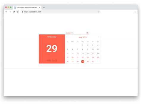 And for selecting a time we use the time tag in HTML. . Custom date time picker codepen
